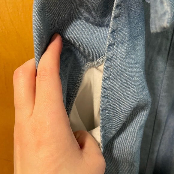 Splendid Tie-front Denim Jumpsuit - Picture 12 of 16